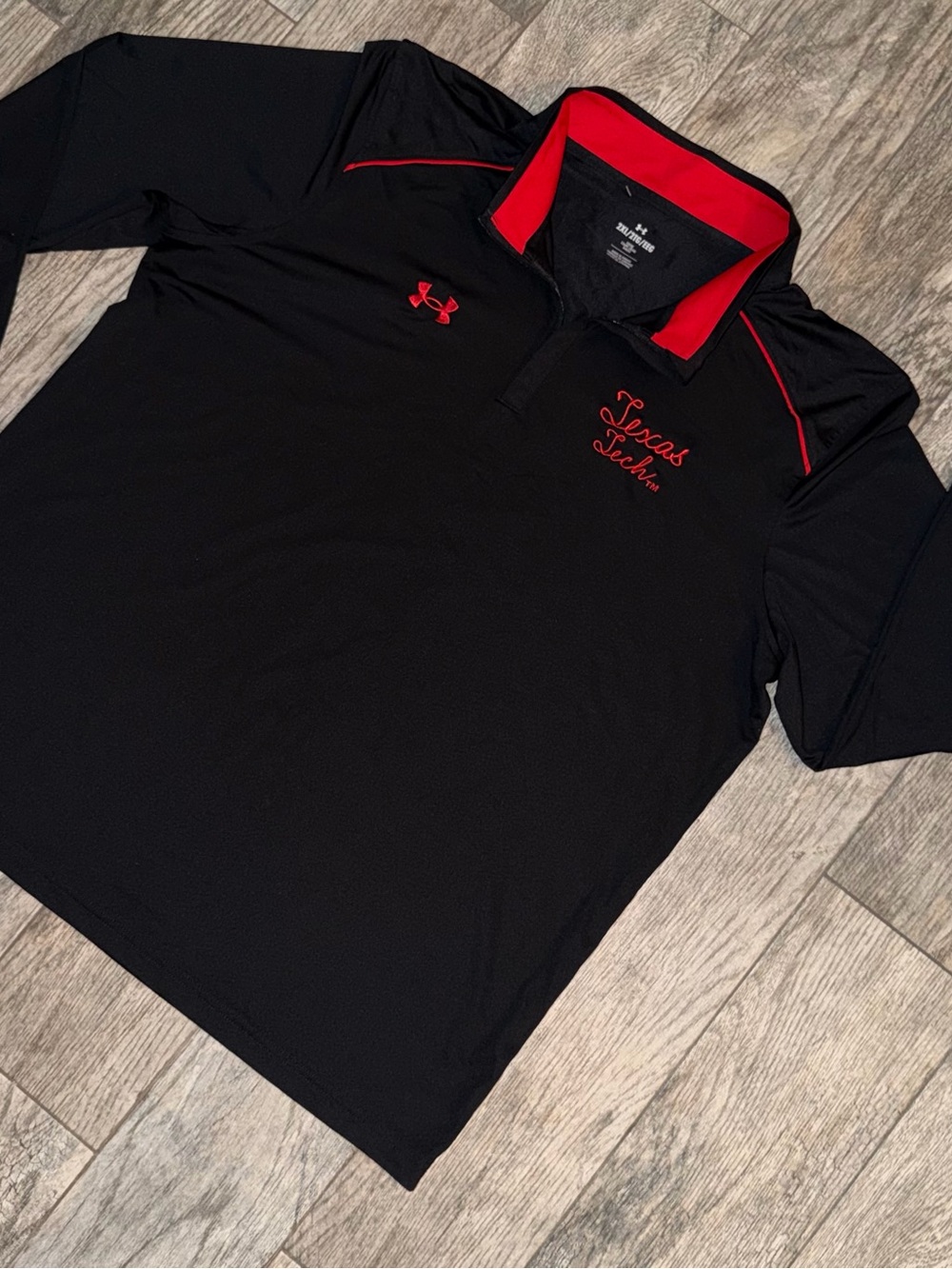 Under Armour Texas Tech Red Raiders 2XL Long Sleeve Polo